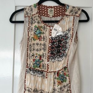 NWT Anthropologie TINY Tank